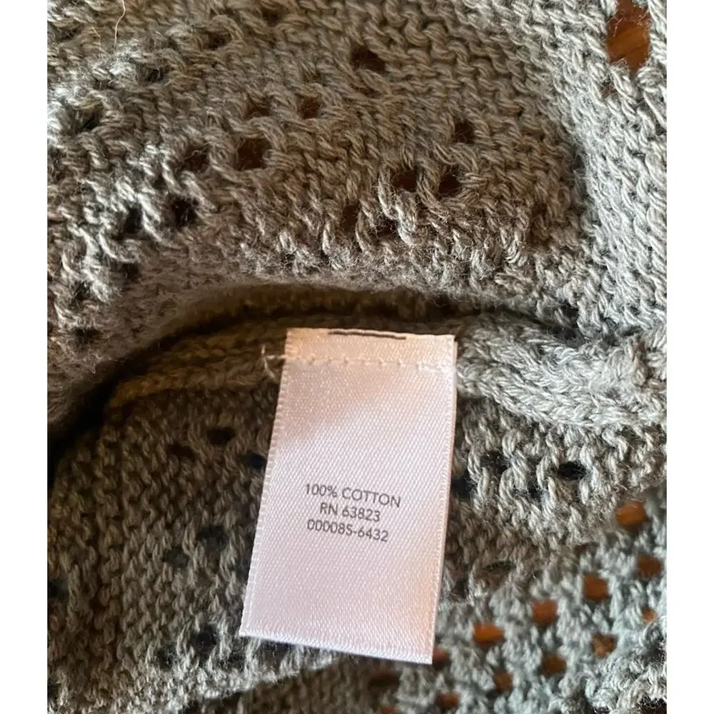 NWT CJ Banks Crochet Knit Sweater Women’s Plus 3X Olive Green $55 - Picture 10 of 10